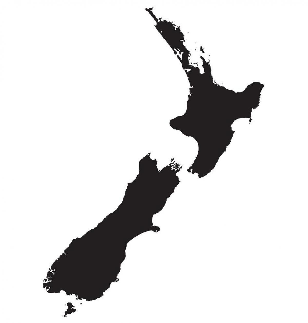 ニュージーランド ベクトル地図